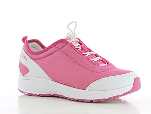 Oxypas Maud SRA Damen Arbeits- und Sicherheitsschuhe | Sneaker, Farbe: Fuxia, Größe: 41
