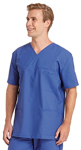 Leiber OP-Kasack OP-Kleidung, Damen und Herren Schlupfjacke, königsblau, Gr. I