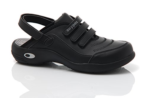 Oxypas Unisex-Adult Cleo Clogs Black 3 UK, 37 EU