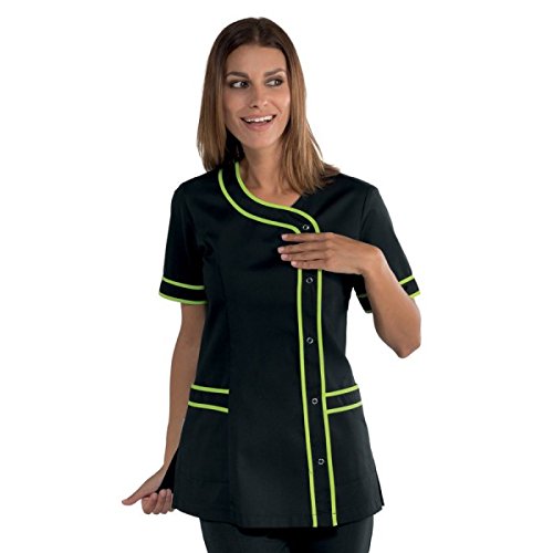 Robinson Damen Kasack Brasilia schwarz/maigrün (XL)