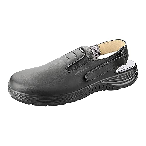 Abeba Clog 711135 - X-Light Glattleder schwarz