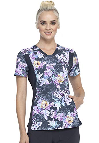 CHEROKEE V-Neck Kasack, Schlupfhemd mit Motiv Grunge Garden (M)