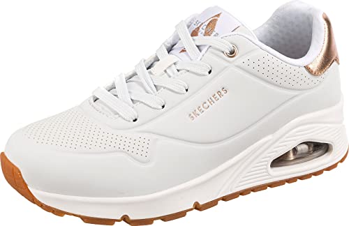 Skechers Damen UNO-GOLDEN AIR Sneakers, White, 38 EU