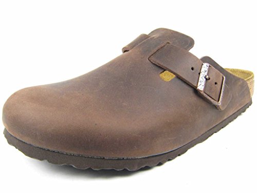 Birkenstock Classic BOSTON Unisex-Erwachsene Clogs, Braun (Habana), 46 EU