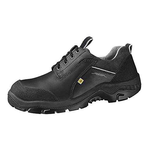 Abeba 32256 Anatom ESD Niedriger Schuh, S3, SRC, Schwarz, Größe 43