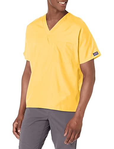 Cherokee Herren und Damen OP-Oberteil, verstaubar, V-Ausschnitt, mit Brusttasche 4777, Löwenzahn, 5XL