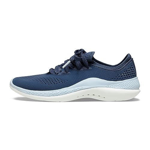 Crocs Herren LiteRide Pacer Sneaker, Navy/Blue Grey, 45/46 EU