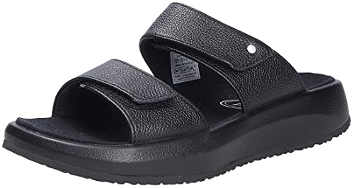 JOYA Vienna II Black - Damen Sandalen aus gewalktem Leder - 39