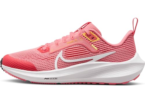 Nike Air Zoom Pegasus 40 (Gs) Straßen-Laufschuh, Coral Chalk/White-Citron Pulse, 38 EU