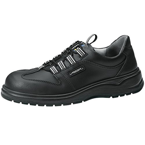 Abeba 1038-45 Sicherheits-Halbschuh, Größe 45, Schwarz