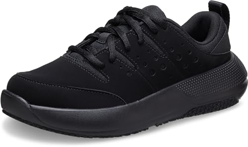 Crocs Damen On The Clock Work W Sneaker, Triple Black, 41 EU