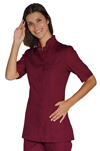 Robinson Damen Kasack Portofino Bordeaux Kurzarm Größe M