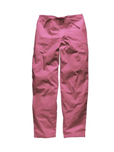DICKIES WORKWEAR Medizin Bundhose mit Kordelzug Schlupf-Hose Damen und Herren (L, Pink)
