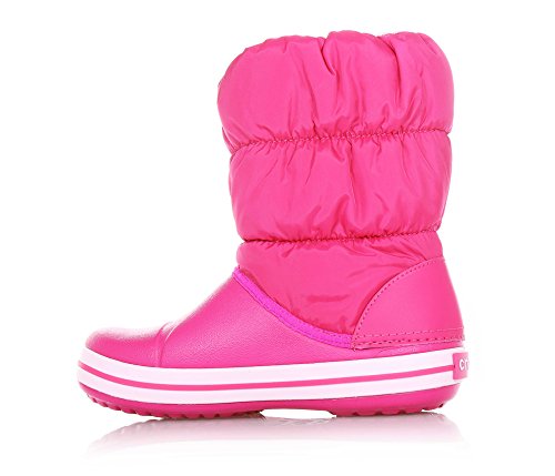 Crocs Winter Puff Boot Kids, Unisex - Kinder Schneestiefel, Pink (Candy Pink), 25/26 EU