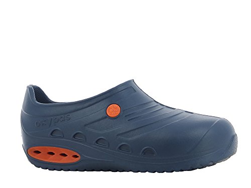 Oxypas, Oxysafe, ESD. Der Eva Schuh mit Schutzkappe für Damen und Herren (43/44, Navy)