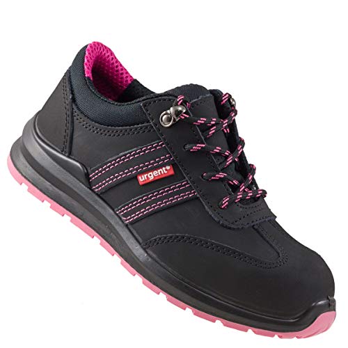 Urg Damen Arbeitsschuhe Sicherheitsschuhe Schutzschuhe Stahlkappe S1 Gr.36-41(214S1) (37)