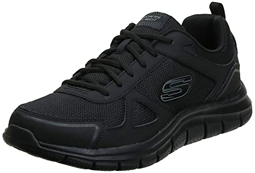 Skechers Herren Track-Scloric Sneaker, Schwarz (Black 52631-Bbk), 46 EU