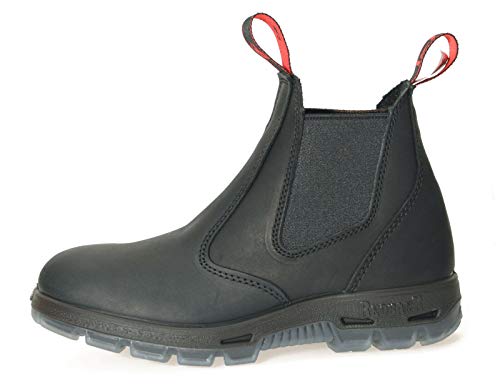 Redback USBBK mit Stahlkappe UNISEX Safety Reit Boots Gr. 40,5 schwarz