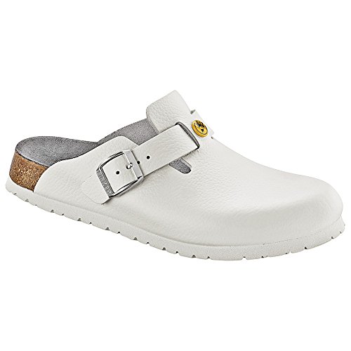 Birkenstock ESD-Clog Boston, Größe 42, weiß, normal 061370-42 (575120 575128 575130 575138 575140 575148 2570.575120 2570.575128 2570.575130 2570.575138 2570.575140 2570.575148 Alpro Birki Boston)