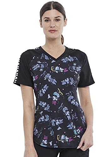 CHEROKEE Tooniforms V-Neck Kasack, Schlupfhemd mit Motiv Many Minnies (3XL)