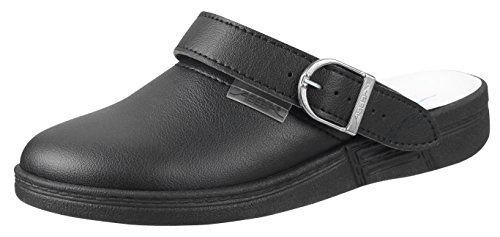 Abeba Clog 77031 - the original, Mikrofaser, schwarz, 39 EU
