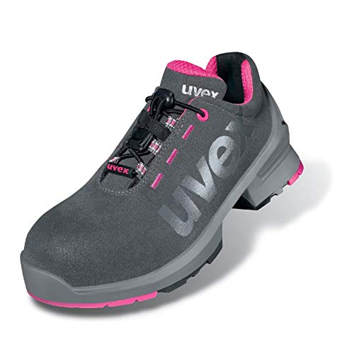 Uvex 1 Arbeitsschuhe - Sicherheitshalbschuhe S2 SRC ESD - Pink, Größe:36