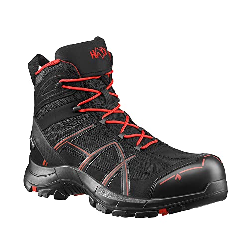 Haix Black Eagle Safety 40.1 mid/Black-red: Für optimale Sicherheit vom Zeh bis über den Knöchel. Dein Black Eagle Safety 40.1 mid.. UK 9.5 / EU 44