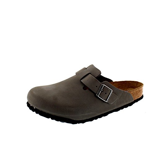 BIRKENSTOCK Unisex Erwachsene Clogs Boston SFB Nubukleder WB normal