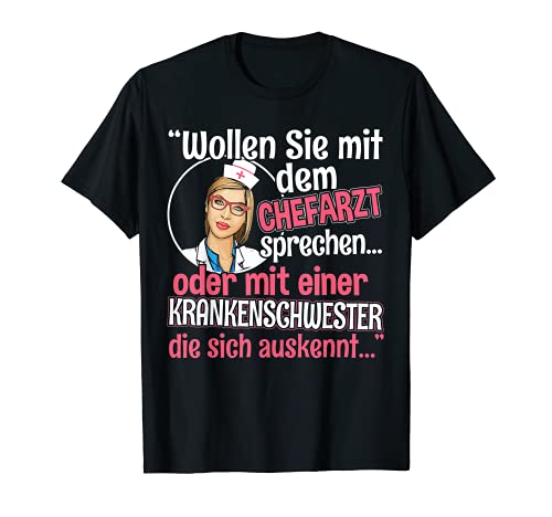 Arzthelferin & Krankenschwester Lustig Krankenpflegerin T-Shirt