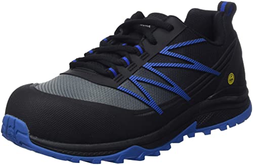 Skechers Herren Puxal ESD Composite Safey Toe Shoe BAU-Schuhe, Black Blue, 42 EU
