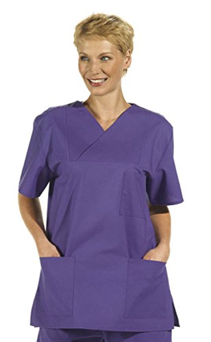 Leiber Damen Herren Kasack Schlupfjacke-4 - Lila - (50/52)