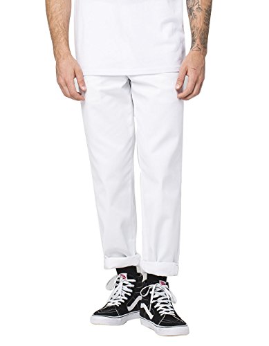 Dickies Herren Sporthose Streetwear Male Pants Original Work, Weiß (White Wh), 36W / 34L