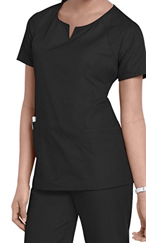 Smart Uniform S 1706 Scrub top (S, Schwarz [Black])