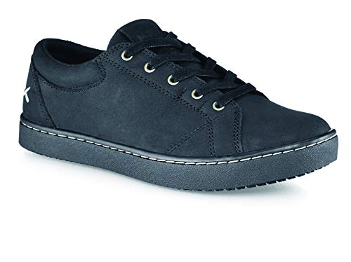 Shoes for Crews M31174-39/6 MOZO MAVI Rutschhemmende Sneaker, Damen, Größe 39 EU, SCHWARZ/Weiß