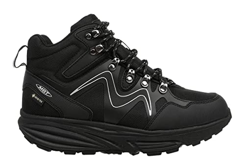 MBT Herren Outdoor Schuhe NAVADA X GTX M,Dynamic Sport,Laufschuhe,Freizeitschuhe,schnürschuhe,Trekkingschuhe,Schwarz (Black/Black),43.5, 8.5