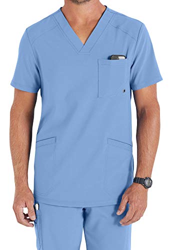 Men's V-Neck Smart Cross Over900 (XL, Himmelblau [Ciel])