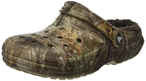 Crocs Unisex Classic Lined Realtree Edge Clogs, Braun (Chocolate/Chocolate 280b), 46/47 EU