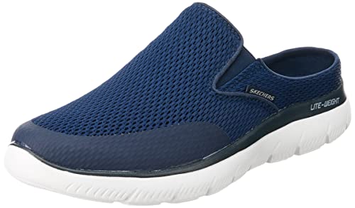 Skechers Herren Summits Sneaker, Navy Textile Trim, 43 EU