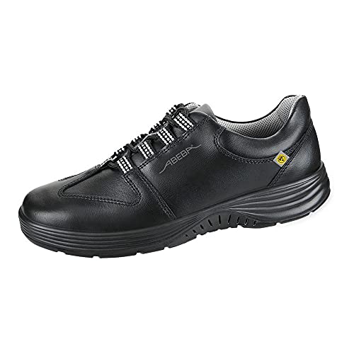 ABEBA 7131138 X-LIGHT ESD Schuh mit Lace, O2, FO, SRC, Schwarz, Größe 46