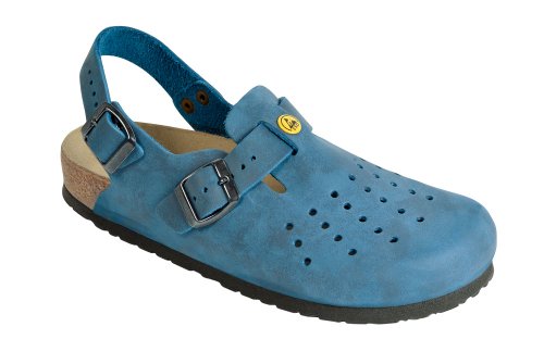 Weeger-ESD Antistatik Clog Ozean perf. Gr. 38