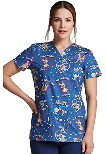 Dickies Damen Top mit V-Ausschnitt, Roo-ting for You, XX-Large Mehr