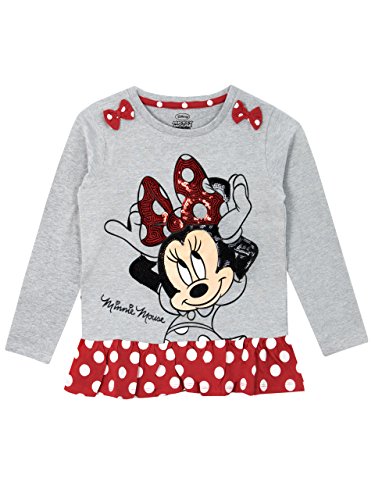 Disney Minni Maus Mädchen Minnie Mouse Langarmshirt 92 cm