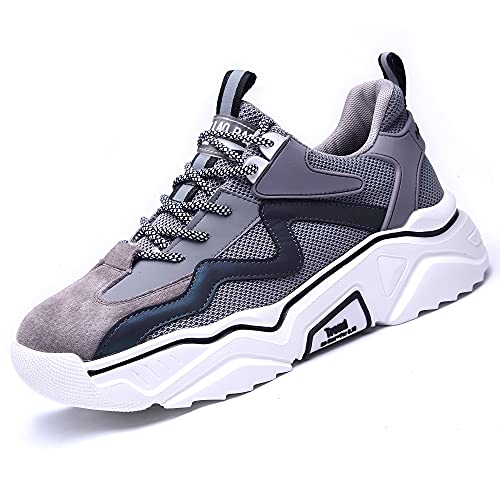 Annvia Sicherheitsschuhe Arbeitsschuhe Herren Damen Leicht Stahlkappenschuhe Sportliche Atmungsaktiv rutschfeste Arbeitsturnschuhe Sneaker S1 weiß größe 38