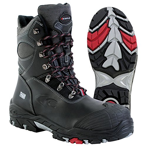 COFRA Sicherheitsschuhe Bering BIS S3 Sicherheitsstiefel für den Winter 46 Schwarz