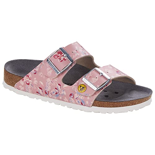 BIRKENSTOCK Damen Clogs Arizona ESD Birko-Flor - Flowers Field Rose - EU 42